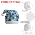 thumbnail image 4 of Balery Airplanes and Aviation Signs Pattern Santa Hat Christmas Hat Funny Christmas Hat Christmas Knitted Beanie Hat For Men Women Adult, 4 of 6