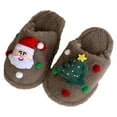 thumbnail image 5 of YAYUBA Christmas Slippers for Kids &Festive Holiday Slippers for Kids with Christmas Tree Print and Comfortable Soft Sole Design for Indoor Outdoor Use, 5 of 6