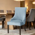 thumbnail image 2 of SUYOLL Stretch Wingback Chair Slipcover Soft Velvet Dining Chair Cover Removable Washable Chair Seat Protector For Living Room Kitchen, 2 of 5
