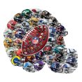 thumbnail image 2 of NFL Helmets Shaped Drip Art 500 pc, 2 of 5