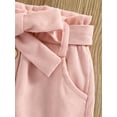 thumbnail image 5 of Kiapeise Toddler Baby Girls Corduroy Skirts High Waist Button Down Mini A-line Skirts with Belt, 5 of 9