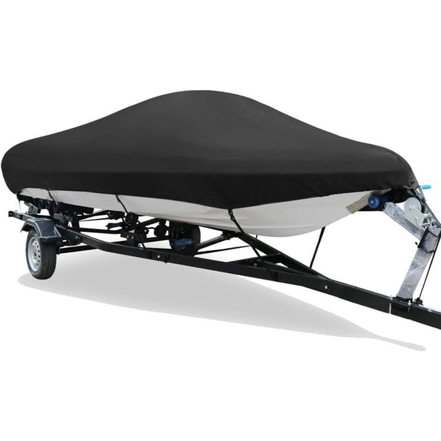 Hweilai Housse de Bateau Imperméable, Housses de Bateau Remorquables de Qualité Marine 210D, Durables et Résistantes aux Déchirures, Protection Extérieure Toutes Saisons