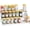 White, variant on BOIVSHI Spice Rack Organizer, 3-Tier Adjustable Expandable Metal Spice Shelf for Cabinet, Countertop or Pantry,Black