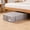 Gray, variant on 31.50x18.5x9.84in Large Capacity Underbed Storage Box Pull-Out Design Non-Woven Fabric Transparent Top Moisture-Proof Organizer for Clothing Bedding Books Dorm & Home Space-Saving Storage