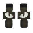 thumbnail image 2 of Apliques de parches de ojos de gato Sunnimix Bordados Que Brillan en Los Ojos Oscuros para Sombreros Gorras Bolsos Chaquetas Verde, 2 of 8
