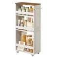 thumbnail image 1 of Carro de Muebles VASAGLE de 4 Niveles para Almacenamiento Delgado 20x43x87 cm, 1 of 7