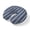 Deep Midnight Blue, variant on Neck Pillow, Mint Green Sttripes Memory Foam U-Shaped Travel Pillow for Airplane Car Train Office Nap, Portable Soft Head Neck Support for Sleeping & Reclining Modern Minimalist Lines Beige
