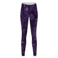 thumbnail image 5 of Ramiter Womens Leggings Women'S Spring and Summer Solid Color Gradient Sports Seven Point Yoga Pants Pregnancy Yoga Pants plus XL,Purple, 5 of 5