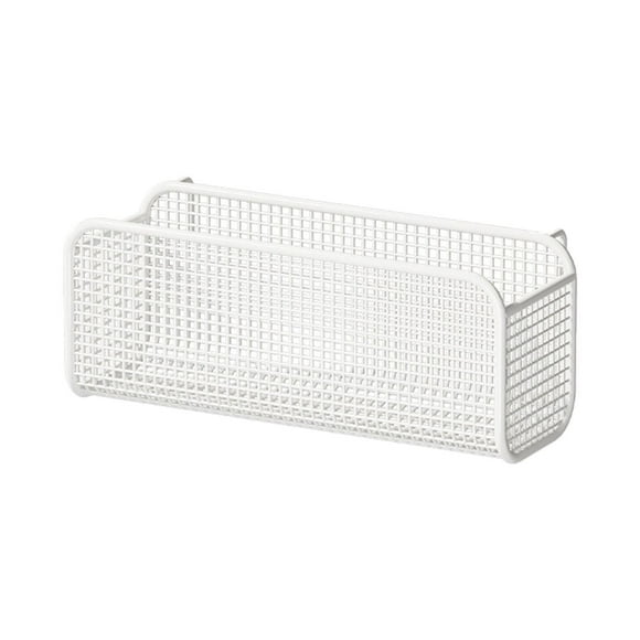 Lipstore Panier de Rangement Suspendu Étagère de Chevet Barrières pour Bébé Facile à Installer Support pour Téléphone Blanc G