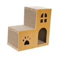 thumbnail image 2 of Rascador de cartón para gatos de doble capa, protector de sofá, fácil de montar 45 centímetros, 2 of 9