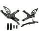 thumbnail image 1 of Reposapiés traseros ajustables de carreras negros para BMW S1000RR M1000RR 2019-2024, 1 of 16