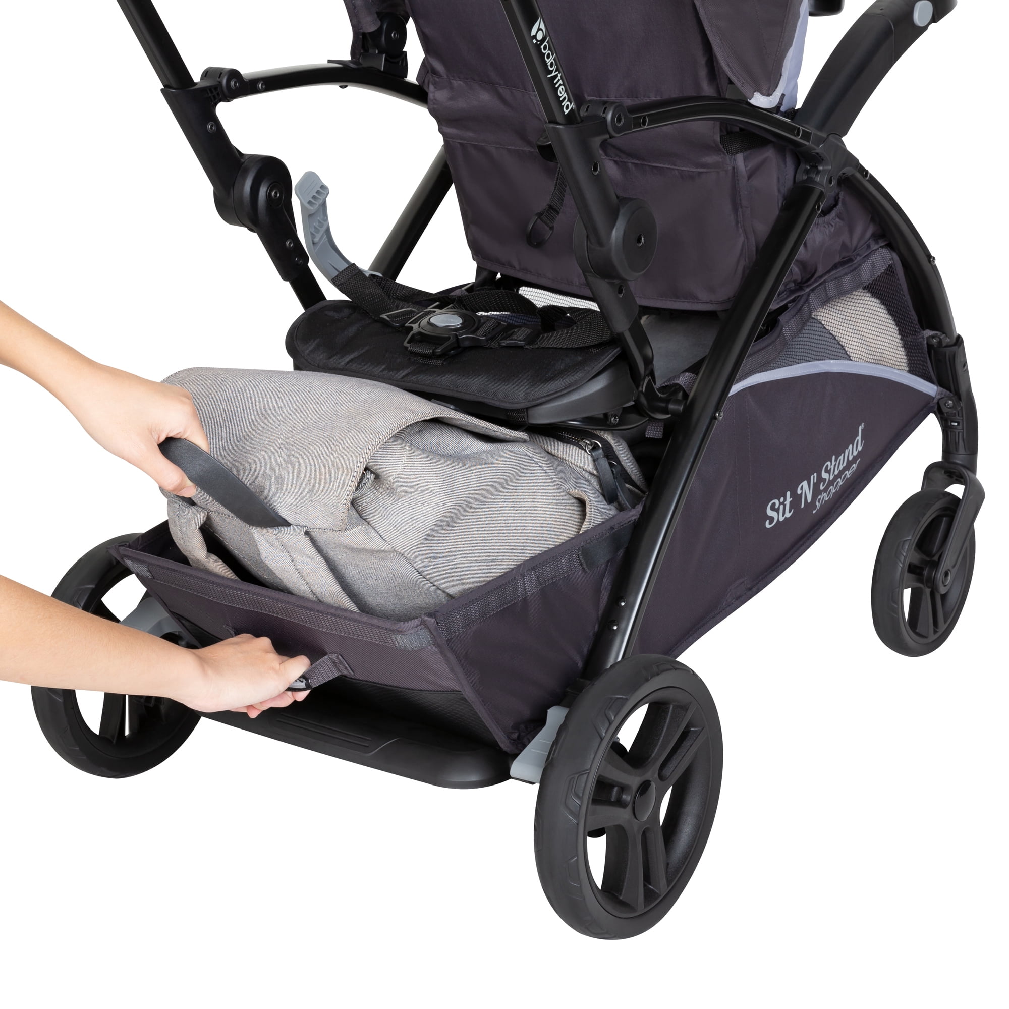 sit and stand shopper stroller