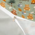 thumbnail image 4 of Catabedysis Watercolor Camping Bedding,Cartoon Cute Bear Print Duvet Cover Full For Boys,Multicolor,Light Gray Reversible,3-Piece,1 Duvet Cover and 2 Pillowcases, 4 of 6