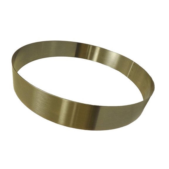 Allied Metal CRS32 Stainless Steel Cake Ring with Smooth Deburred Edge, 3 by 2-Inch