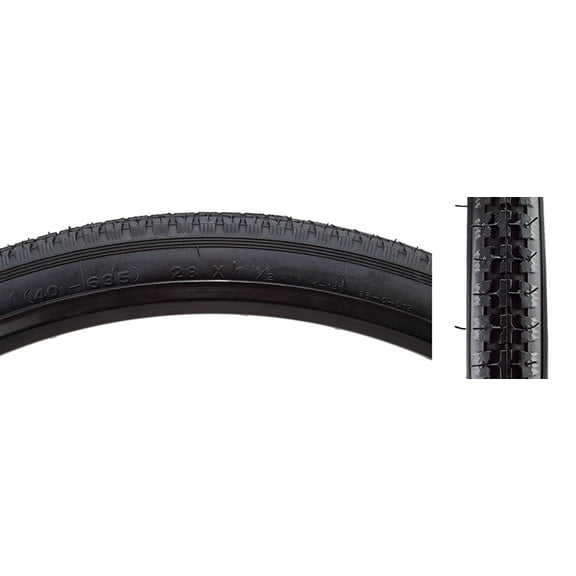 Sunlite Reflective BMX Bike Tire 28 x 11/2, Black