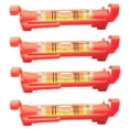 thumbnail image 2 of 16 Piezas Niveles de Burbuja de Línea Colgante de de Cuerda para Nivelación de Topografía, Oficios de Construcción, Albañilería, Etc. (Rojo), 2 of 5