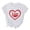 QRJ1-Valentine's Day-White, variant on VKOYWKM Women's Valentine's Day T Shirts Love Heart Print Tees Short Sleeve Casual Crew Neck Holiday T Shirts Classic Romantic Valentine Cute Clothes