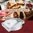 thumbnail image 4 of Concord EL JEFE 11" Stainless Steel Commercial Grade Tortilla Press, 4 of 9