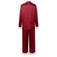 thumbnail image 3 of Women Fashion Solid Casual Comfort Pajamas Set Long Sleeve Shirt Trousers Two Sets Dressy Pant Suits for A Wedding Petite plus Size Pant Suits Dressy 3 Piece Women Suits Womens Dressy Suits Designer, 3 of 4