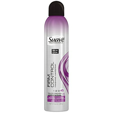 Suave Professionals Control Finish Hairspray, Extra Hold 9.40