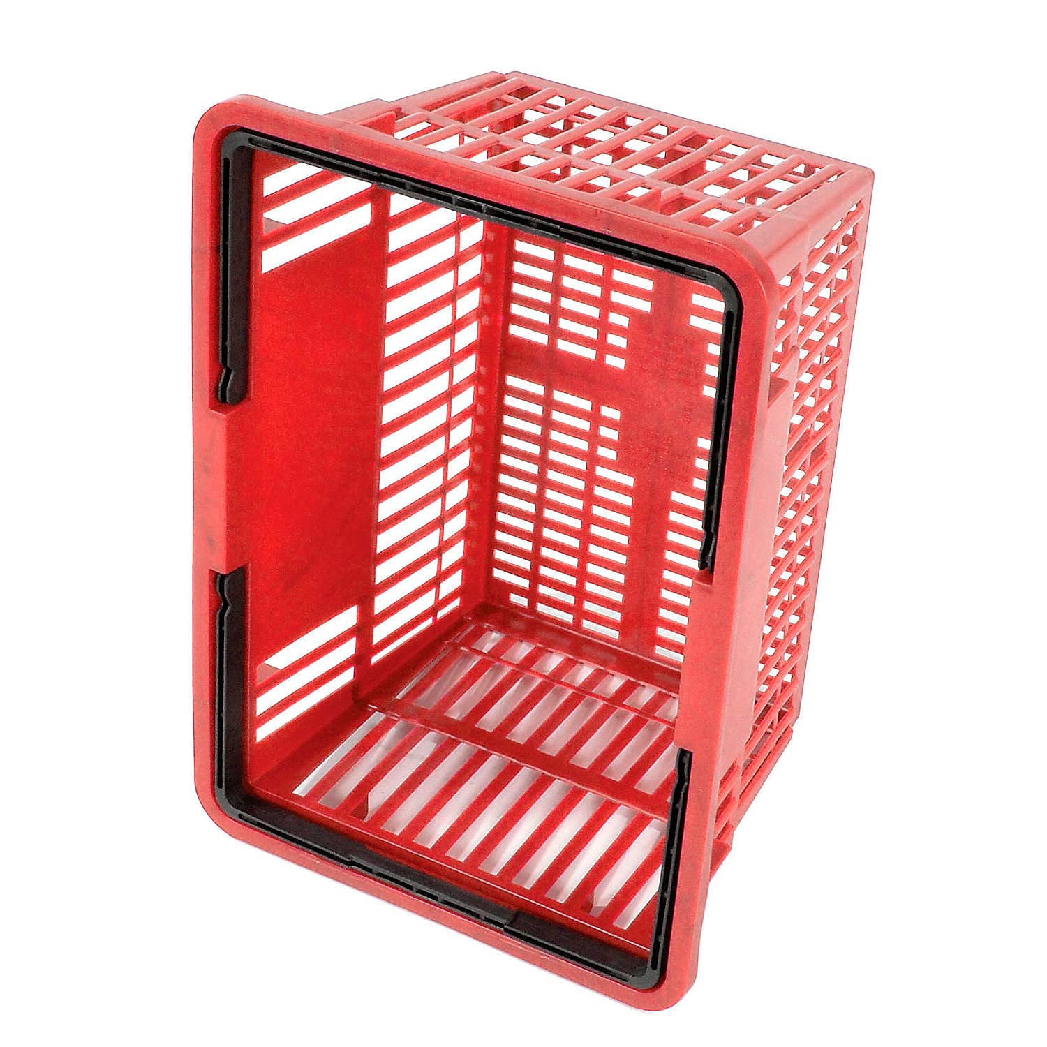 Good L ® Large Shopping Basket with Plastic Handle 33 Liter 19-3/8"L x 13-1/4"W x 10"H Red