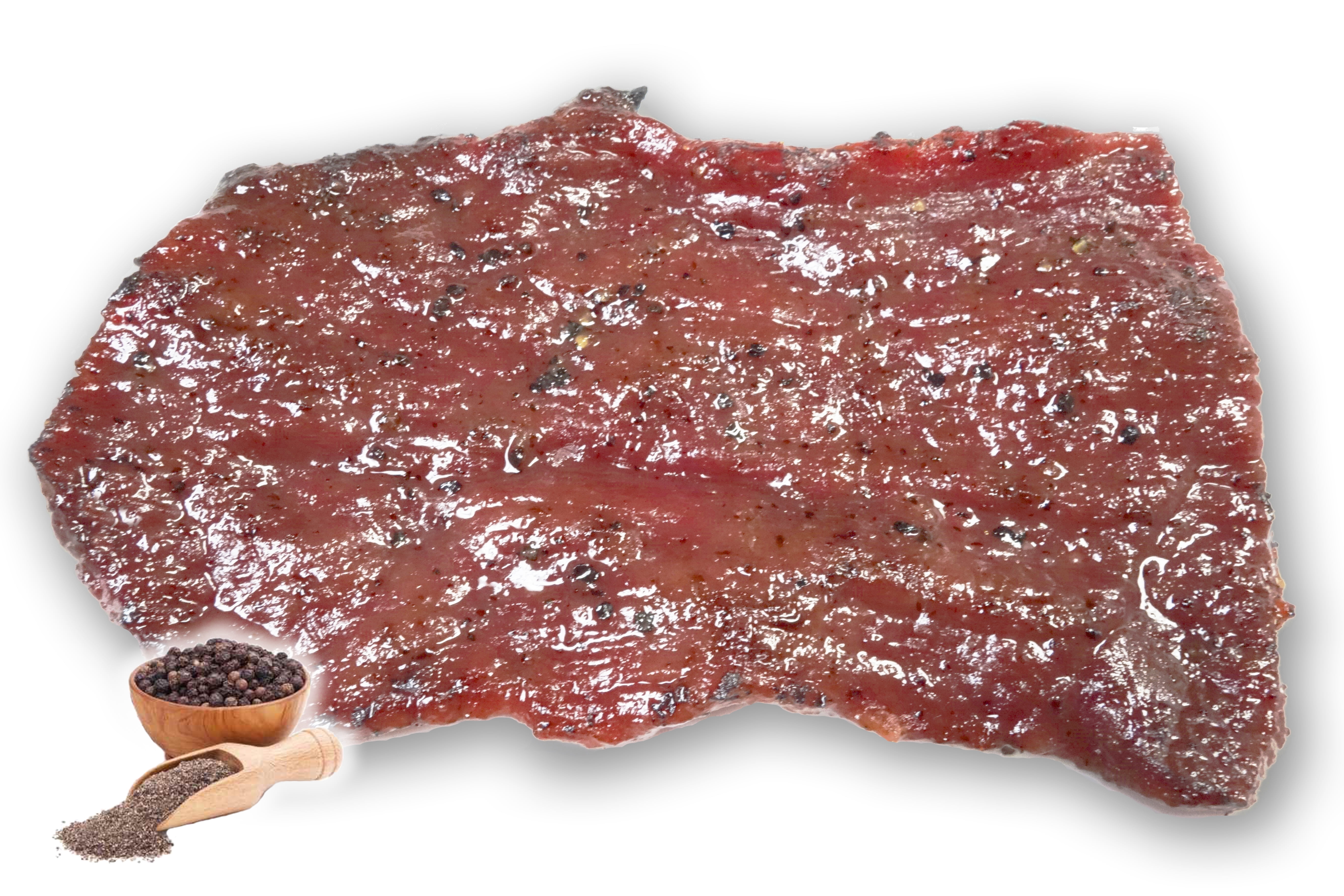 Singapore-Style Fire-Grilled  Beef Jerky (Black Pepper Flavor 12 oz.) *Grilled Fresh to Your Order *Shipped the Same Day - L.A. Times "Handmade Gift" Winner
