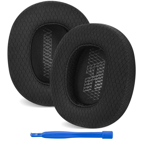 Ear Pads for JBL Lifestyle E65BTNC, Duet NC, Live 650 BTNC, Live 660 BTNC Headphones Replacement Ear Cushions, Ear Covers, Headset Earpads ( Mesh Fabric / Black )