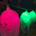 thumbnail image 4 of 10 LED Halloween String Lights LED White Gauze Skull Battery Decoration Lights, 4 of 9
