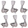 thumbnail image 2 of Clavijas de afinación de guitarra Sintonizadores de cuerda de bloqueo para guitarra acústica eléctrica 3R3L Plata Yuyangstore Afinadores de botones de cuerdas de guitarra, 2 of 7