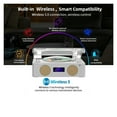 thumbnail image 4 of Portable Retro CD Player Wireless Bluetooth Speaker FM Radio Music Player with Remote Control, 4 of 6