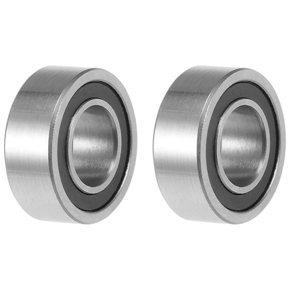 Unique Bargains R188-2RS Ball Bearings 1/4"x1/2"x3/16" Double Sealed Chrome Steel P0 2pcs, 2