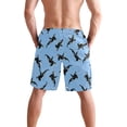 thumbnail image 3 of Men's Killer-Whales-Orcas-Ocean-Sea-Animals Quick Dry Swim Trunks with Pockets Beach Board Shorts Bathing Suits S-3XL, 3 of 7