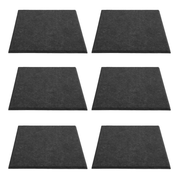 Paneles absorbentes de sonido engrosados, panel de absorción acústica de 6 piezas Panel de absorción acústica Amortiguador de sonido Rendimiento de alta gama Jadeshay A