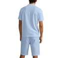 thumbnail image 5 of Yiliang Mens Co Ord Set Modern Fit T Shirt and Pants Street Style Matching Outfit, 5 of 6