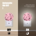 thumbnail image 4 of Night Light Plug into Wall,Dusk to Dawn Sensor Auto-On/Off for Bathroom, Hallway,Kids Room-Vector Pink Background, 4 of 4