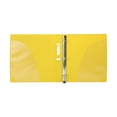Exceed 1 inch Heavy Duty Binder, 3 Slant D Ring, Mustard Yellow