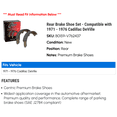 thumbnail image 2 of Rear Brake Shoe Set - Compatible with 1971 - 1976 Cadillac DeVille - Centric, 2 of 2