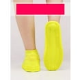 thumbnail image 6 of Waterproof Shoe Covers, Non-Slip Water Resistant Overshoes Silicone Rubber Rain Shoe Cover Protectors For Kids, Men, Women Yellow L, 6 of 6