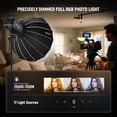 thumbnail image 4 of Lámpara de vídeo NEEWER FS230C, 230 W, LED RGB, 2500 K, 7500 K, 23000 lux, 4 of 9