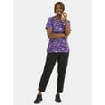 thumbnail image 2 of Beetlejuice Women's Graphic Scrub Top, Sizes S-3XL, 2 of 5