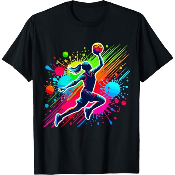 Basketball Player Girl T-Shirt
