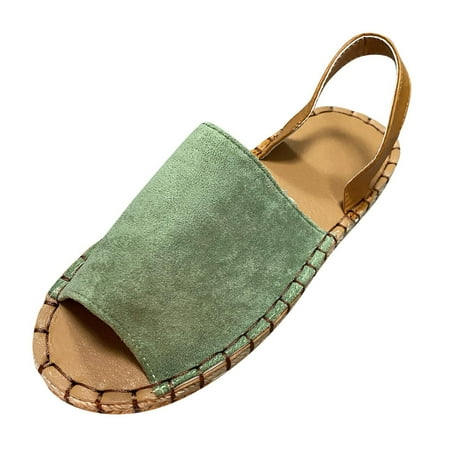 

Summer Savings Clearance 2022! Tagold Sandals for Womens Dressy Summer Sandals Womens Summer Flat Espadrille Breathable Fisherman Shoes Women s Fish Mouth Women s Sandals