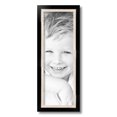 thumbnail image 2 of ArtToFrames 7x21 inch Black with Sliver slope Picture Frame, Black Wood Poster Frame (4984), 2 of 7