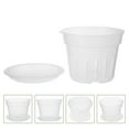thumbnail image 6 of WRITWAA 1Set Transparent Plastic Flowerpot with Ventilation for Indoor Plants and Office, 6 of 6