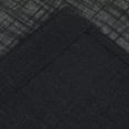 thumbnail image 3 of 2 Piece Linen Look Semi Sheer Rod Pocket Tier Curtains for Kitchen/Café or Any Small Window (36" Long, Black), 3 of 3