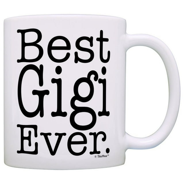Taza de café de cerámica Best Gigi Ever de 350 ml de capacidad