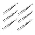 thumbnail image 1 of 6X Tono de Plata Pinza de 3,5 Pulgada de Longitu de Acero Inoxidable para Cejas, 1 of 4
