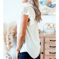 thumbnail image 4 of Blusa de verano, blusa para mujer, blusa sin mangas, blusa con cuello en V, compacta y ligera, 4 of 8