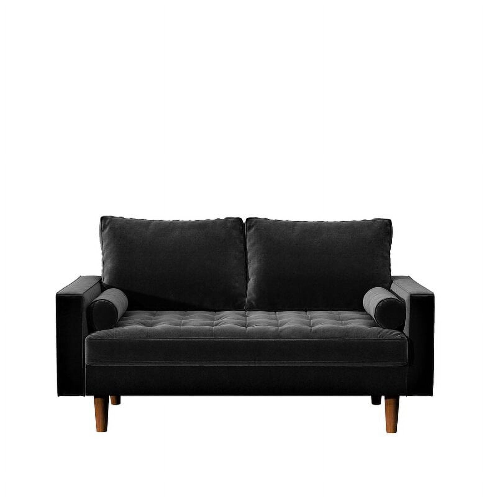 Womble 50.3'' Velvet Square Arm Loveseat