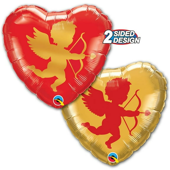 18 inch Cupid Qualatex Foil Mylar Balloon - Party Supplies Decorations